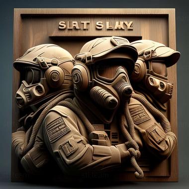 3D model Call of Duty Strike Team game (STL)